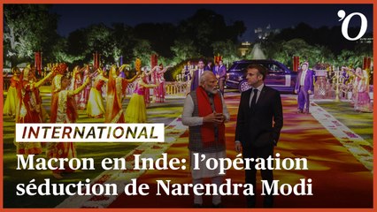 Emmanuel Macron en Inde: l’opération séduction de Narendra Modi