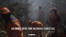 Colômbia sofre com incêndios florestais