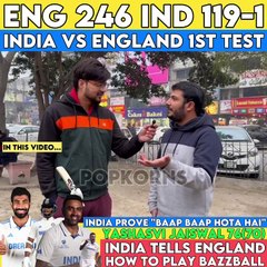 ENG 246 IND 119-1 | Jaiswal 76* IND BazzBall King  | Ashwin & Jadeja Amazing Bowling #india #england #pakistan