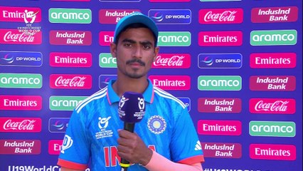 Naman Tiwari on India's 201 run world cup win against Ireland