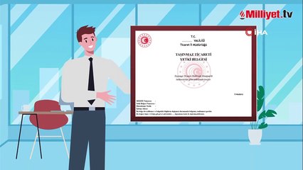 Ticaret Bakanlığı'ndan taşınmaz ticareti için kamu spotu videosu