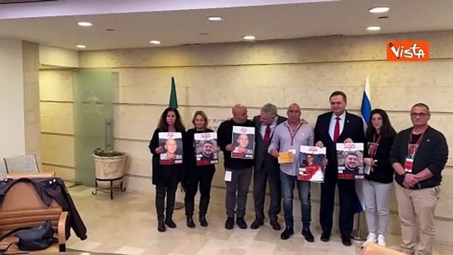 Tajani in Israele incontra i parenti degli ostaggi presi da Hamas