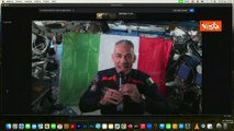 Meloni in collegamento con Villadei in missione sulla Stazione spaziale: 