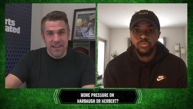 Jim Harbaugh and Justin Herbert Share Pressure with Chargers