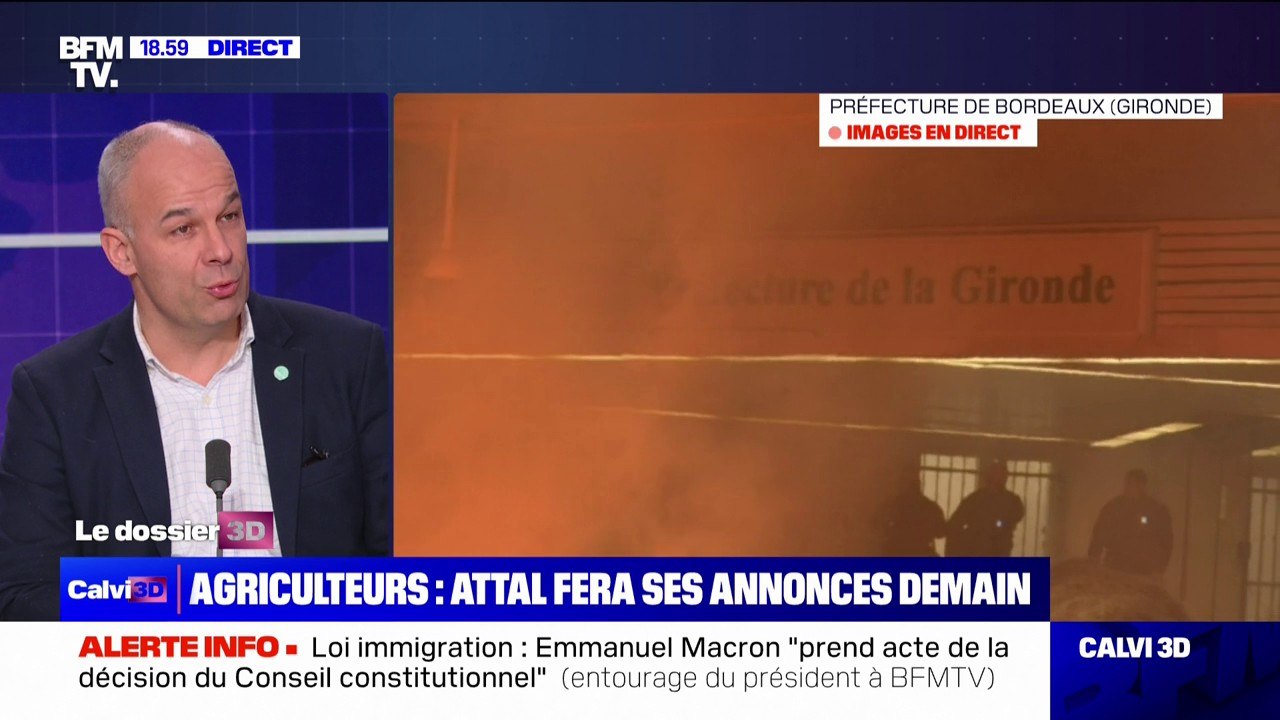 Arnaud Rousseau, président de la FNSEA: "Demain soir, si on n'aboutit pas sur les mesures d'urgence, on amplifiera le mouvement"