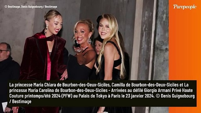 Fashion Week : Juliette Binoche cheveux ultra raides devant Glenn Glose et Gwyneth Paltrow pour Armani