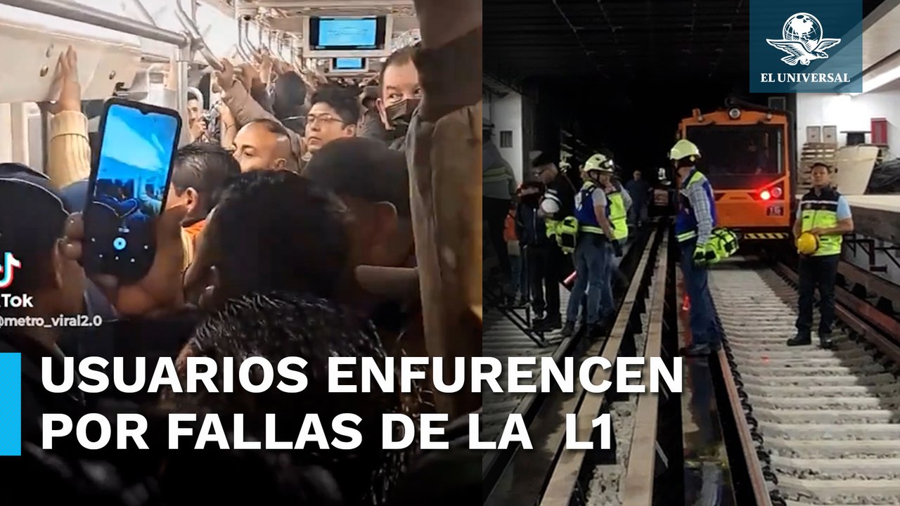 “¿Para eso se tardaron un año?”; tren de Línea 1 del Metro presenta fallas con usuarios a bordo
