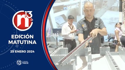Trece Noticias Edición Matutina 25 enero 2024.