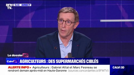 Négociations commerciales: "Nous devons nous battre pour avoir un respect de la matière première agricole", affirme Dominique Chargé (président de la Coopération Agricole)