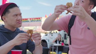 Timothy DeLaGhetto & David So Chow Down at a Florida Frog Leg Food Festival