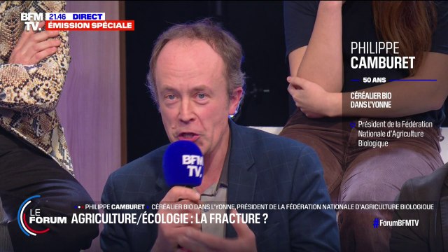 Philippe Camburet, céréalier bio: L'agriculture a été encouragée à produire toujours plus, plus proprement et de faire la transition, mais on ne peut prendre ça en plus sur nos épaules