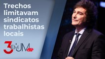 Justiça determina revogação de seis artigos do ‘megadecreto’ de Javier Milei na Argentina