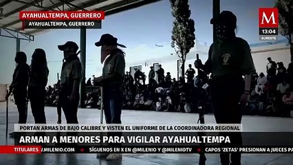 Arman a niños y adolescentes en Guerrero ante acecho del crimen organizado