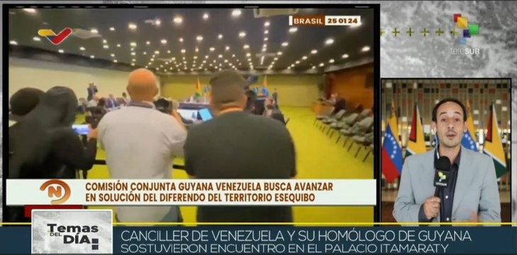 Brasil: Se desarrolla jornada de diálogo entre Venezuela y Guyana en relación con el Esequibo
