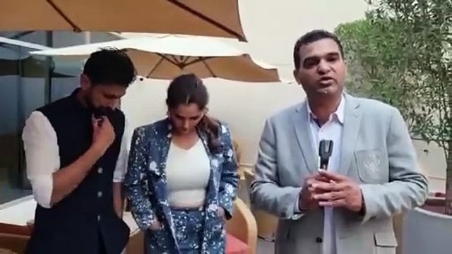 Shoaib Malik and Sania Mirza Interview