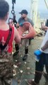 Fishermen Feed Massive Tuna