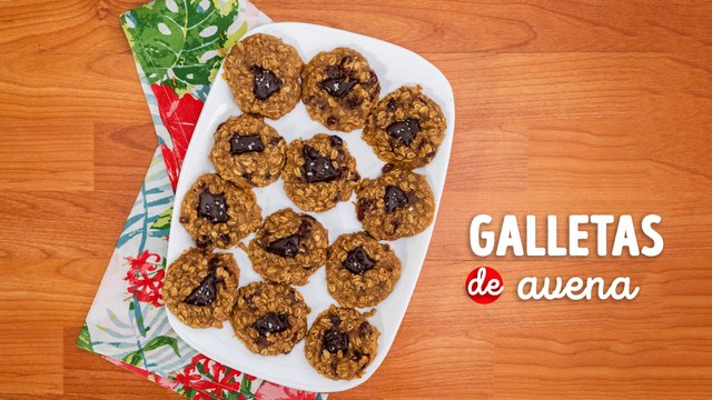 Galletas de avena con chocolate: Económicas y saludables