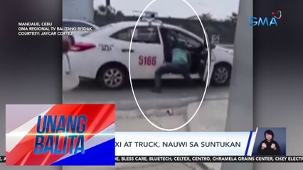Aksyon sa EDSA: Taxi at Truck Nagbanggaan, Nauwi sa Alitan 🚗🚚