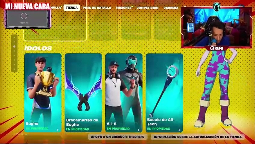 FORTNITE ME TROLEA CON MI SKIN...