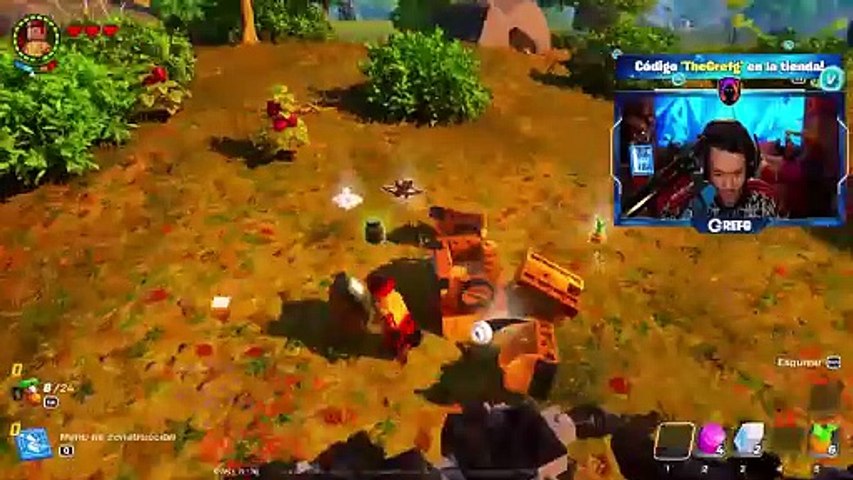 JUGANDO CON MI SKIN DE LEGO FORTNITE - TheGrefg