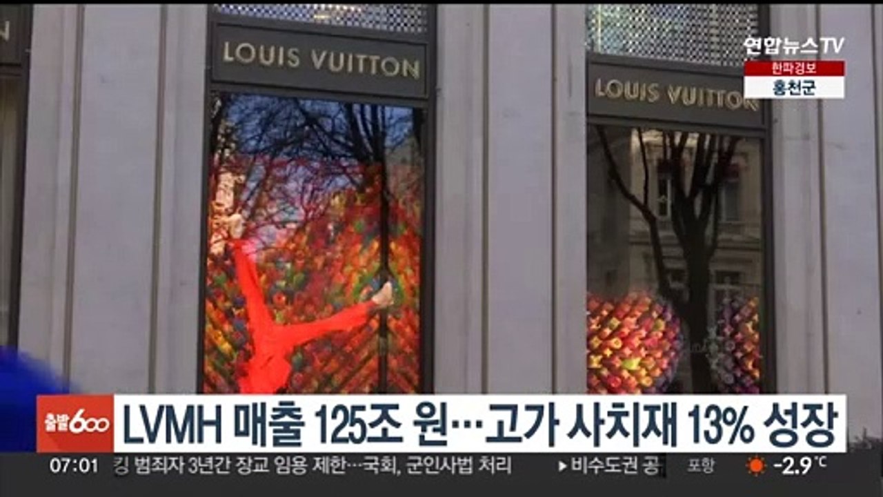LVMH 작년 매출 125조원…고가 사치재 13% 성장