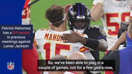 Download Video: Mahomes excited for AFC Championship showdown with 'MVP' Jackson