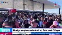 Sindicato de Trabajadores de Audi México se va a huelga
