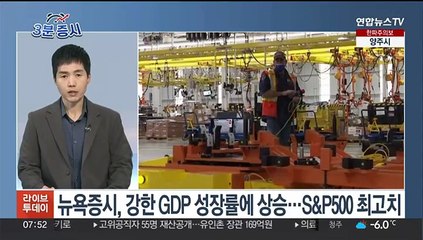 Download Video: [3분증시] 뉴욕증시, 강한 GDP 성장률에 상승…S&P500 최고치 外