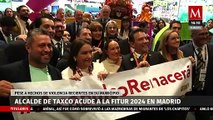 A pesar de los hechos de violencia en Taxco, el alcalde asiste a Fitur 2024 en Madrid