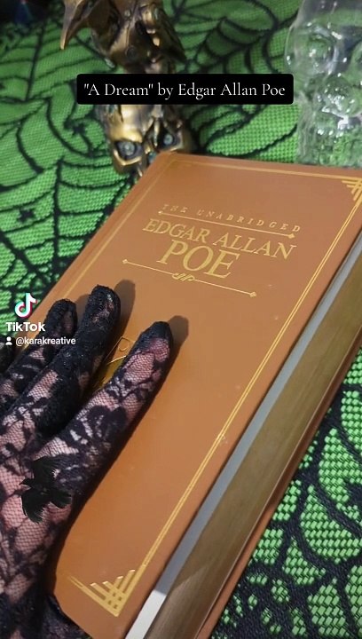 Poetry Reading: "A Dream" by Edgar Allan Poe | #shorts