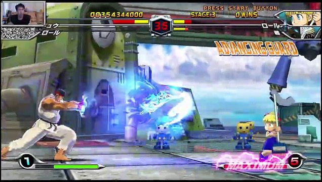 (Wii) Tatsunoko vs. Capcom Cross Generation of Heroes - 01 - Ryu and Roll - Lv 8