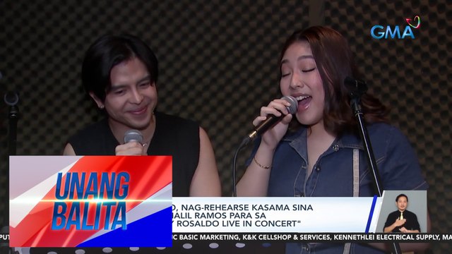 Anthony Rosaldo, nag-rehearse kasama sina Rita Daniela & Khalil Ramos para sa Switch: Anthony Rosaldo Live in Concert | UB