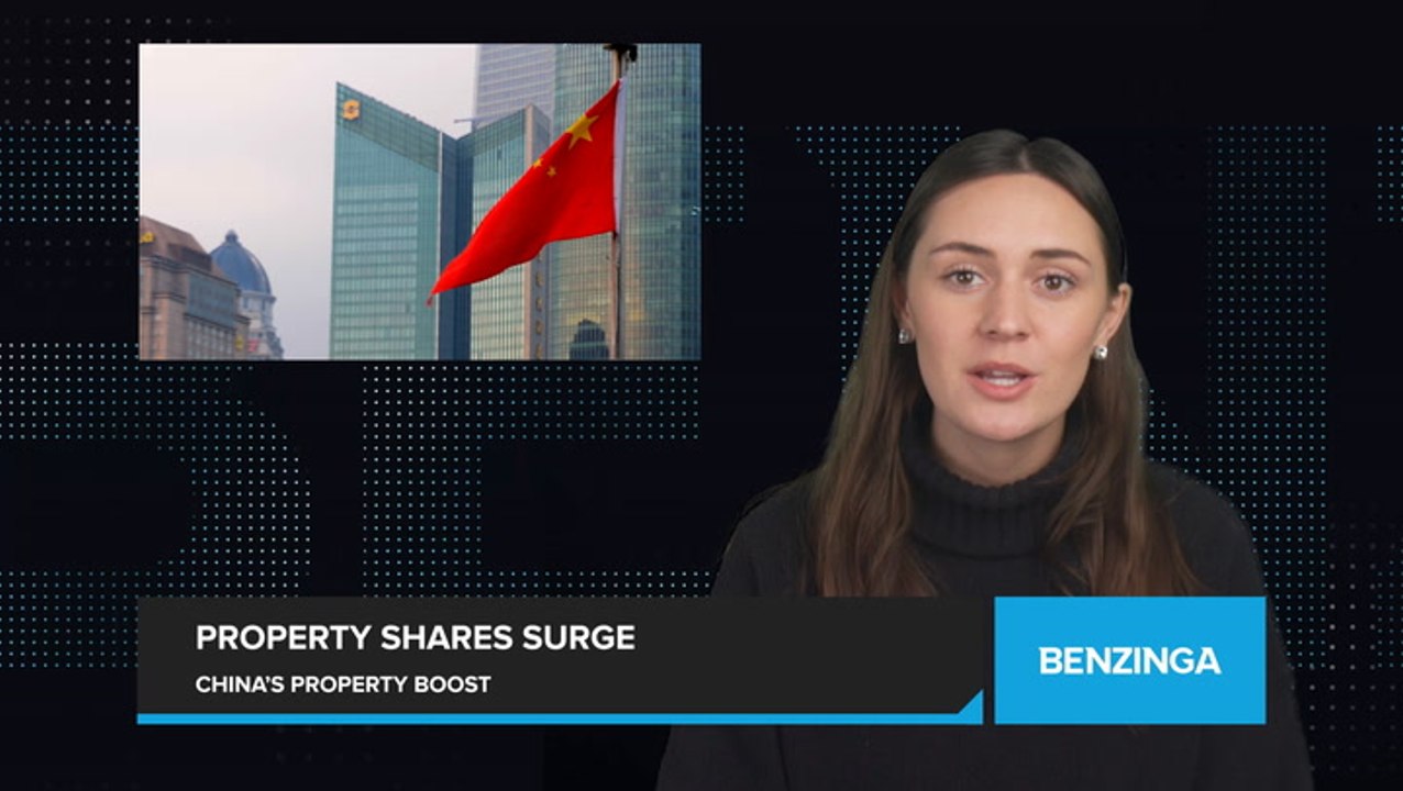 China's Property Stocks Soar After New Liquidity Boost Measures