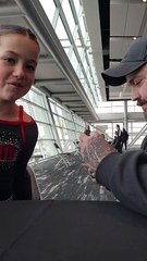 Dad Expertly Applies Daughter's Lipstick for Cheer Competition