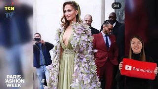 Jennifer Lopez attending the Elie Saab Haute Couture Show