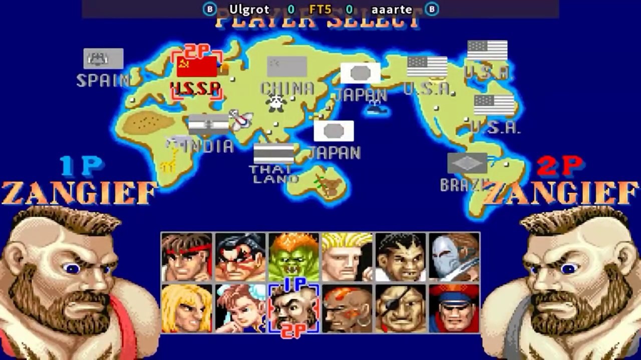 Ulgrot Vs aaarte - Street Fighter II' Champion Edition - FT5