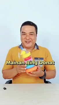 Mainan donat ring - mainan donut susun - mainan anak menyusun donat #mainananak #mainananakanak