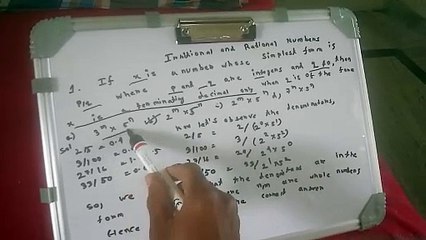 Rational and Irrational number MCQ problem