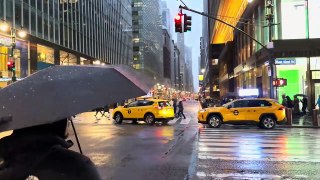 NYC Snowfall Walking Tour 2024 4k Video