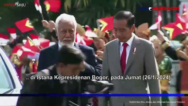 Jokowi Sambut PM Timor Leste Xanana Gusmao di Istana Bogor