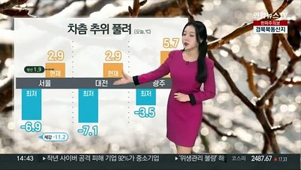[날씨] 주말 동안 큰 추위 없어…동해안 대기 건조, '불조심'