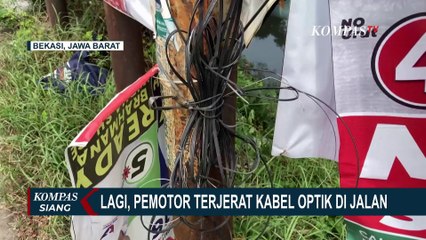 Mahasiswa Asal Bekasi Terjerat Juntaian Kabel Optik saat Perjalanan Hendak Menuju ke Kampus