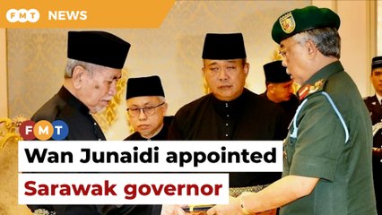 Wan Junaidi sworn in as 8th Sarawak governor