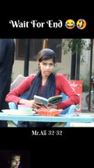 Bilnd Men signal Prank on Cute Girl  || Wait For End  #prank