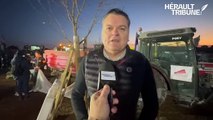 Interview de Laurent Jaoul, maire de Saint-Brès, soutien aux agriculteurs en colère