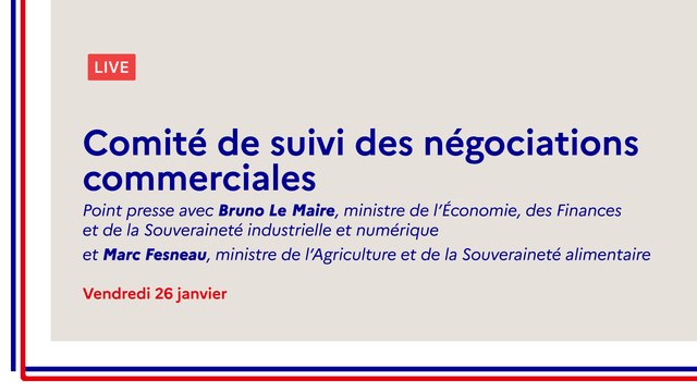 Comité de suivi des négociations commerciales