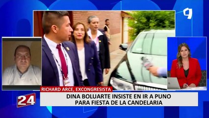 Richard Arce: "Que Dina Boluarte vaya a la Fiesta de la Candelaria sería una provocación"