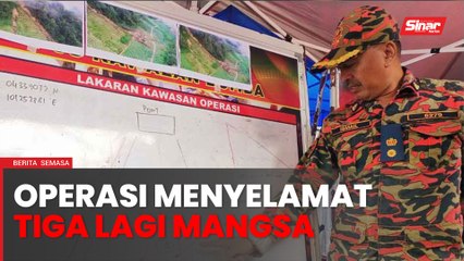 Operasi menyelamat tumpu dua sektor: Bomba