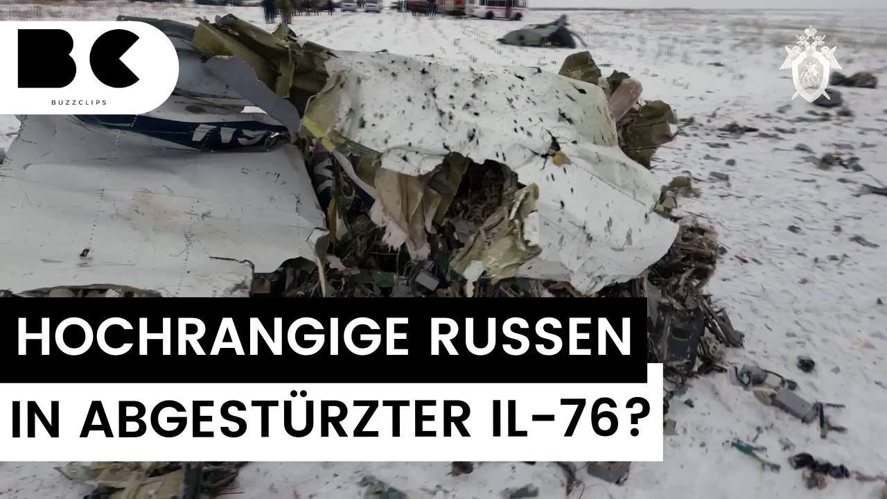 Waren hochrangige Militärs in abgestürztem Flugzeug IL-76?