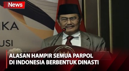 Jimly Asshiddiqie Sebut Hampir Semua Parpol di Indonesia Berbentuk Dinasti, Ini Alasannya